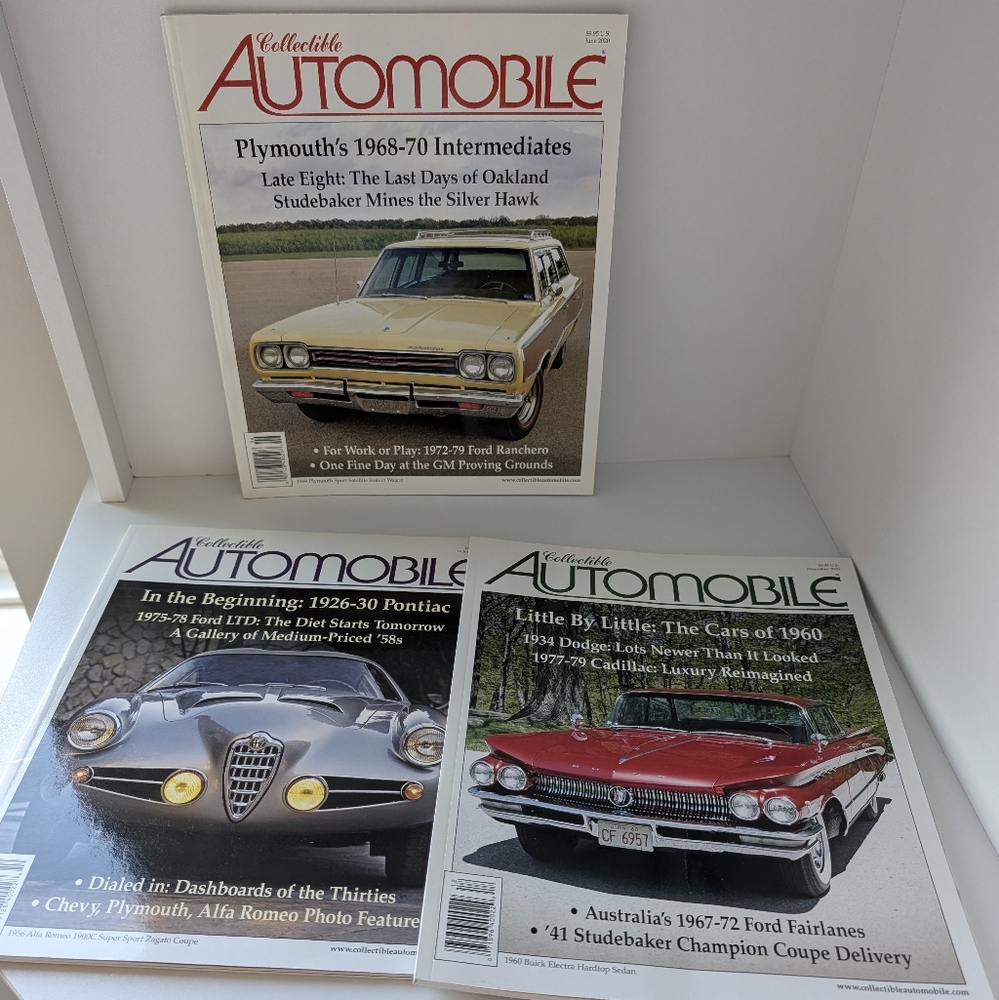 Collectible Automobile Magazines Set 2020